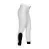 Pantaloni donna full grip a vita alta logo in strass - Nebbia del porto