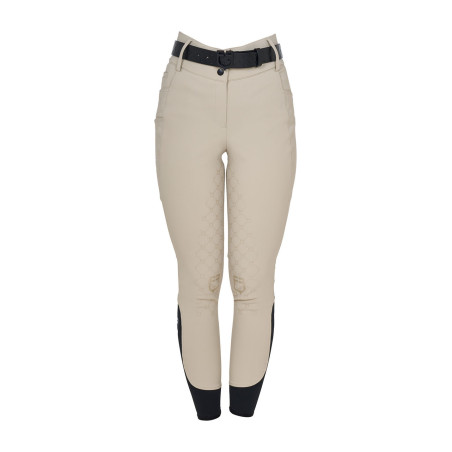 Pantaloni donna a vita alta monogram