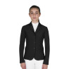 Giacca bambini unisex concorso zip e bottoni - Nero