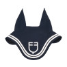 Cuffietta Double Stripes in tessuto tecnico - Blazer navy / bianco