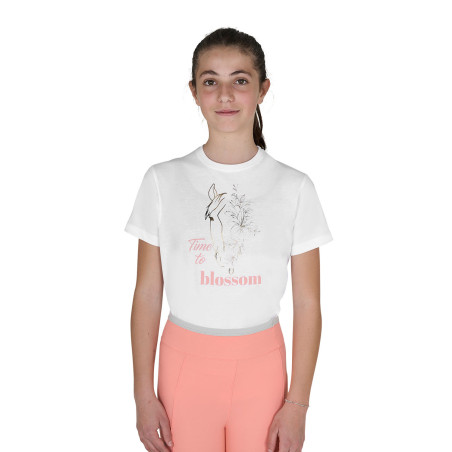 T-shirt bambina Time to Blossom in cotone