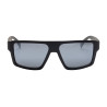 Occhiali da sole sportivi polarizzati modello Sunniva - Nero opaco / argento revo