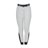 Pantaloni donna a vita alta logo in strass - Nebbia del porto