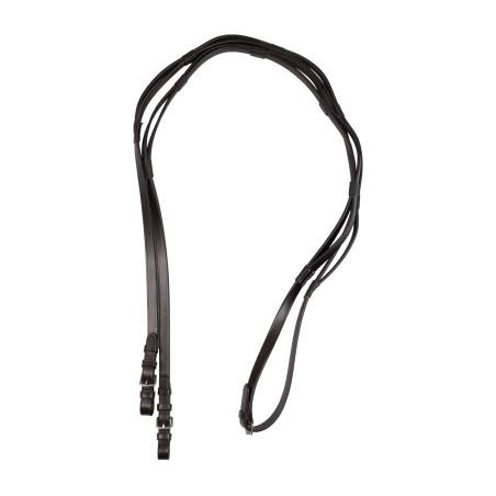 Redini inglese in cuoio con maniglie e fibbie in acciaio inox