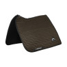Sottosella da dressage Sublime in camoscio a strisce - Marrone