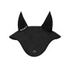 Cuffietta Sublime in camoscio con patch logata in silicone - Nero