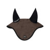 Cuffietta Sublime in camoscio con patch logata in silicone - Marrone