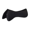 Compensatore memory foam con grip glitterato e logo silicone - Nero / argento