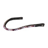 Frontalino Supreme Shade con strass - Nero / viola