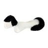Ammortizzatore Acavallo in gel NS-S Classic-S taglio piatto - Trasparente / montone nero