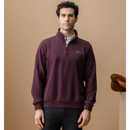 Felpa da uomo con zip 1/4 Horseware AA Gabriel