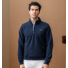 Felpa da uomo con zip 1/4 Horseware AA Gabriel - Marina