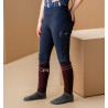 Leggings bambino Horseware AA Alba spazzolati - Marina