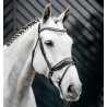 Briglia Horseware Diamante con chiudibocca flash - Nero / argento