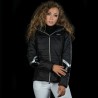 Parka impermeabile da donna Norola Flags & Cup - Nero