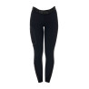 Pantalone slim fit donna Equestro Ridertechnology cuciture termosaldate - Nero