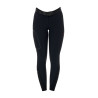 Pantalone slim fit donna Equestro Ridertechnology full grip - Nero