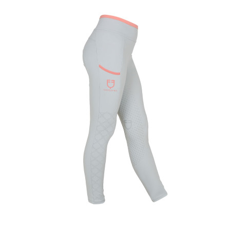 Leggings bambina con decorazioni perforate