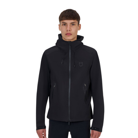 Softshell uomo Equestro Ridertechnology cappuccio