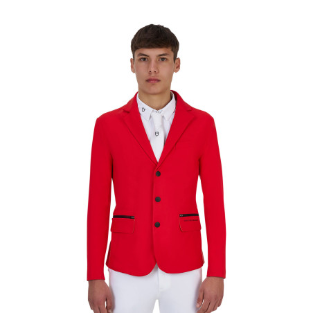 Giacca concorso uomo Equestro Ridertechnology cuciture termosaldate