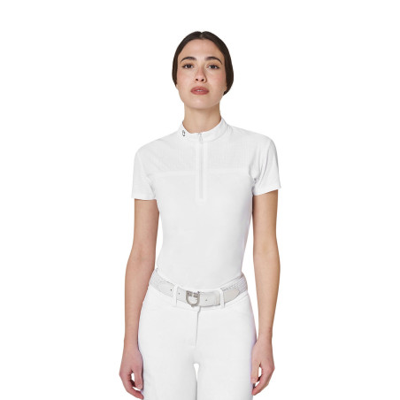 Polo concorso donna Equestro Ridertechnology tessuto traforato