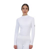 Base layer donna Equestro Ridertechnology manica lunga - Bianco