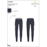 Leggins donna con decorazioni perforate - Blazer marine