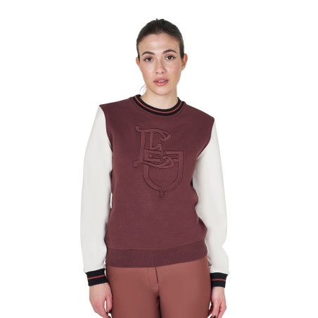 Felpa donna EQ girocollo