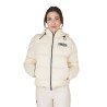 Piumino donna 3 in 1 con inserti staccabili - Bianco antico