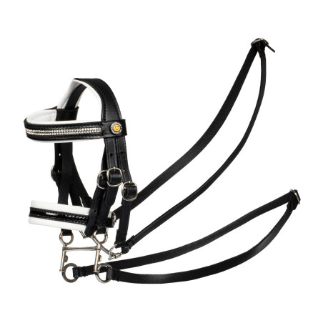 Briglia per cavallo giocattolo con imbottitura bianca Rock Sheet