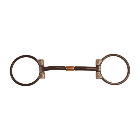Filetto Western D Ferro Nero Decorato C/SEMISNODO