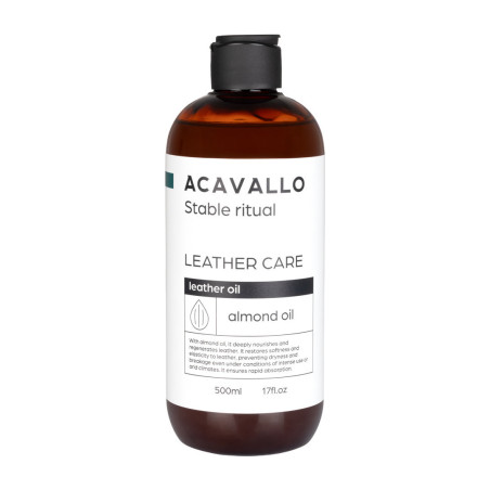 Olio cuoio alla mandorla 500ml glicerina
