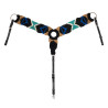 Pettolare mohair cross design - Multicolore