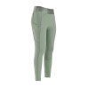 Leggings da equitazione Euro-Star Impress FullGrip per bambini - Celadon scuro