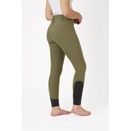 Pantaloni da equitazione a vita alta con cristalli Horze donna