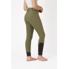 Pantaloni da equitazione a vita alta con cristalli Horze donna - Verde muschio invernale