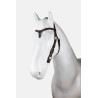 Futurity bridle tipo western cavezzone annodato con conchos - Marrone