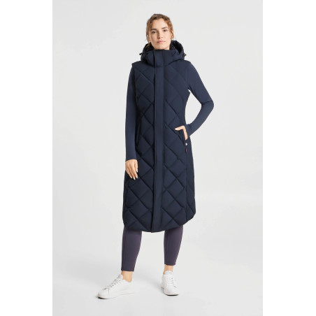 Gilet lungo trapuntato da donna Gem Waxy B Vertigo