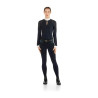 Pantaloni da equitazione Jumping LA con cintura stampata in pizzo Ego7 - Blu navy