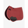 Tappetino LeMieux Reflective Suede Close Contact Square - Marrone rossiccio
