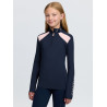 Maglia intima a rete Mia LeMieux Young Rider maniche lunghe - Marina