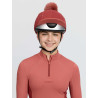 Cappello con pon pon LeMieux amovibile Classico - Marrone rossiccio