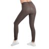 Breeches MOVeronica Golden Quartz Crystaltape con tasche per telefono Nougat Brown F/G Montar - Peonia nera