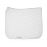 Tapis de dressage White Fair avec cristaux gun metal Montar - Bianco