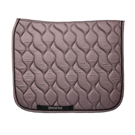 Sottosella da dressage color marrone nougat con cristalli Montar