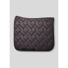 Sottosella da dressage color marrone nougat con cristalli Montar - Peonia nera