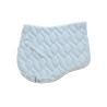 Sottosella da salto Nougat Brown con cristalli Montar - Bianco