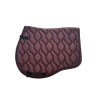 Sottosella da salto Nougat Brown con cristalli Montar - Peonia nera