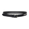 Cintura HV Polo Diana donna - Nero lucido / pietre argentee