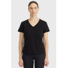 T-shirt Harcour Aquila maniche corte donna France - Nero